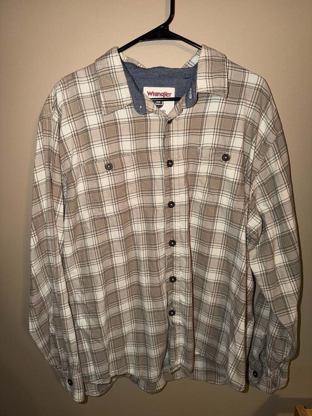 Magellan Outdoors Classic Fit Green Plaid Flannel Shirt XXL